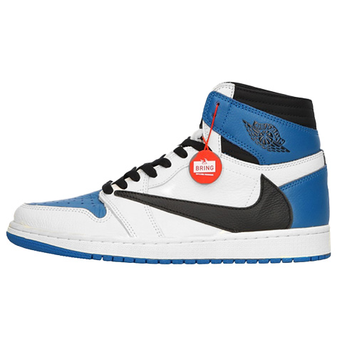 ×Travis Scott ×Fragment Design AIR JORDAN 1 HI OG SP FRAGMENT MILITARY BLUE