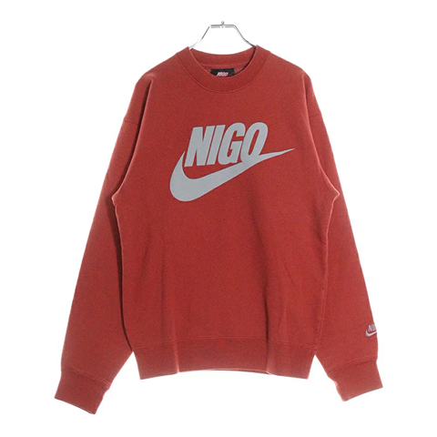 ×NIGO ニゴ― フロントプリント スウェット