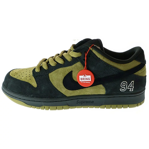 ×Supreme Dunk Low Camper Green HQ8487-300